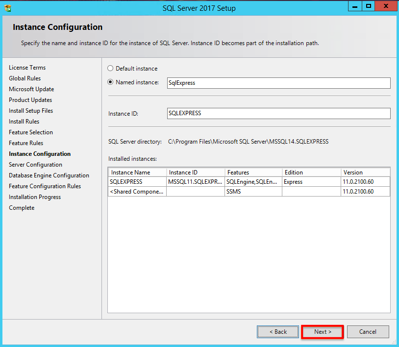 Sql Install 10