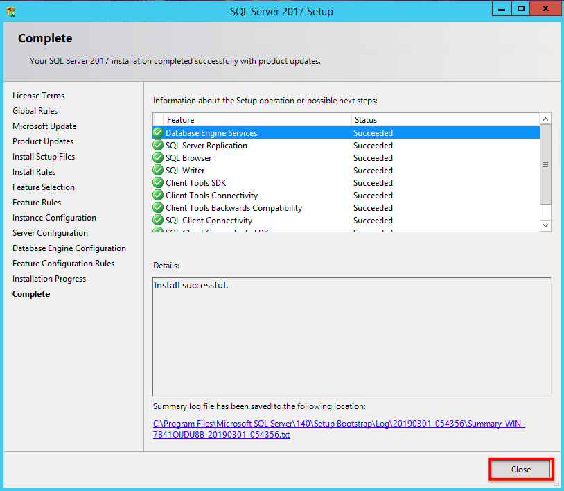 Sql Install 14
